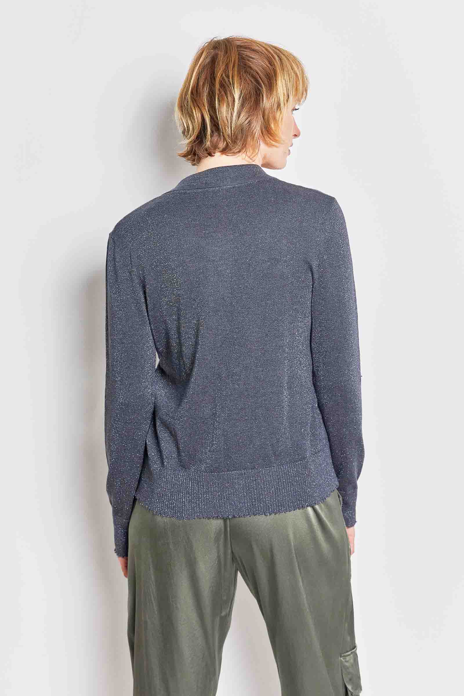 byfreer biba glitter silk cashmere cardigan.