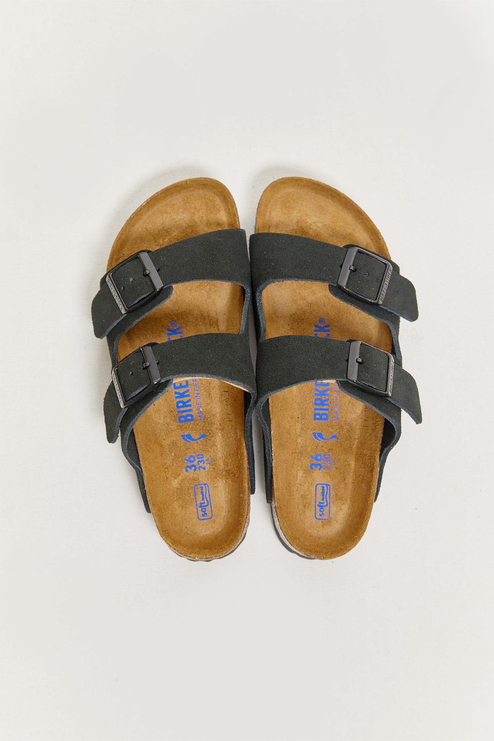 birkenstock arizona suede leather sandals.