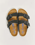 birkenstock arizona suede leather sandals.