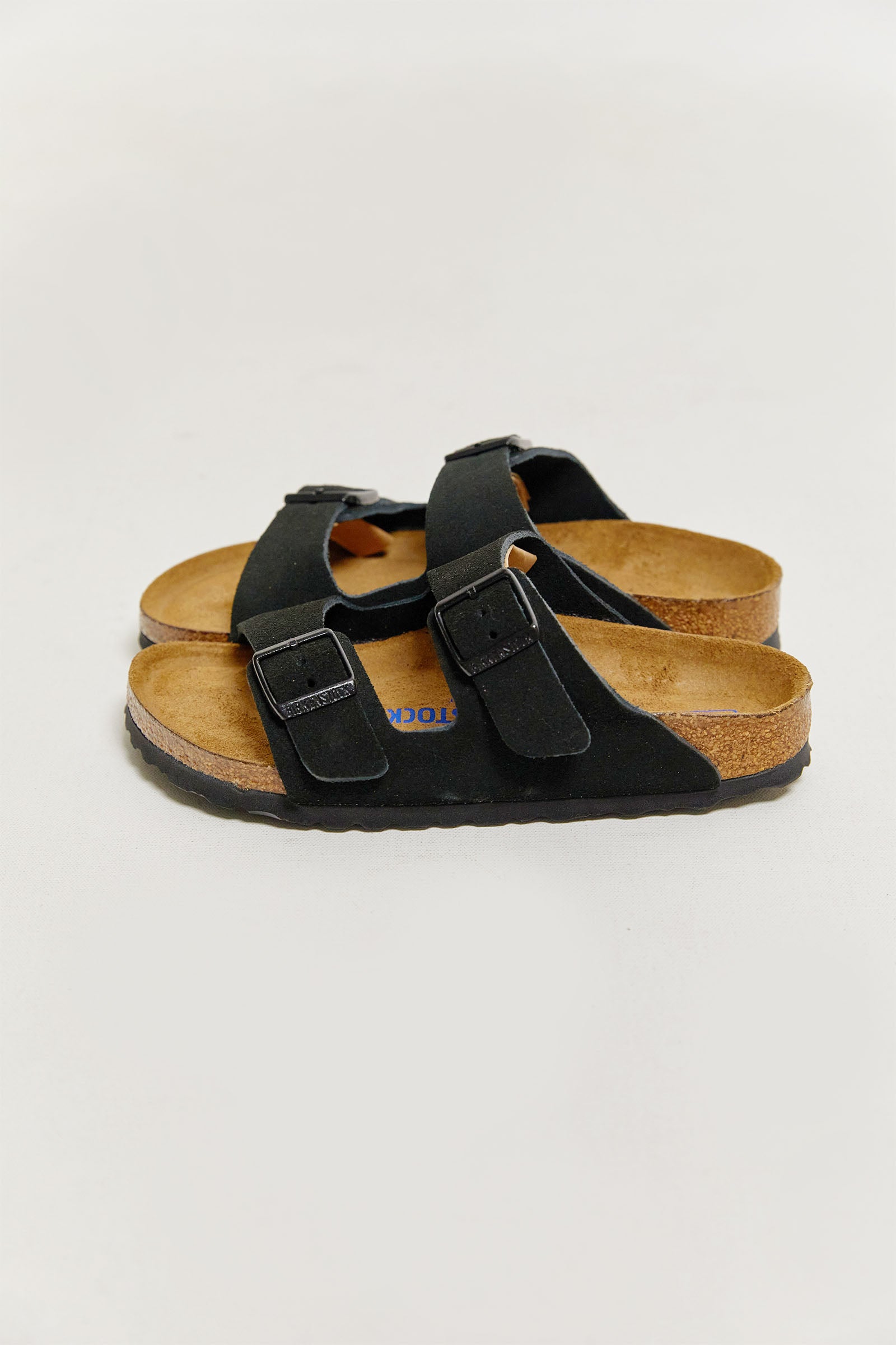 birkenstock arizona suede leather sandals.