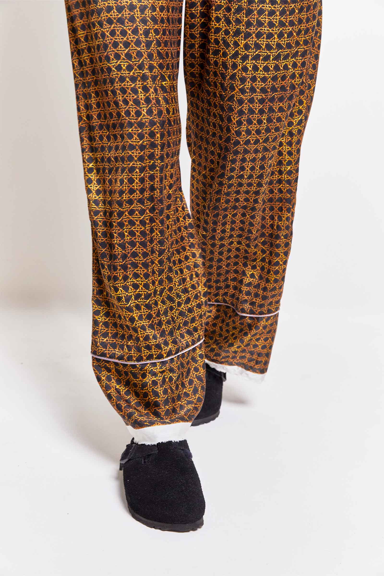 byfreer&#39;s silk printed day pyjama set - the friday silk pant.