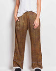 byfreer's silk printed day pyjama set - the friday silk pant.
