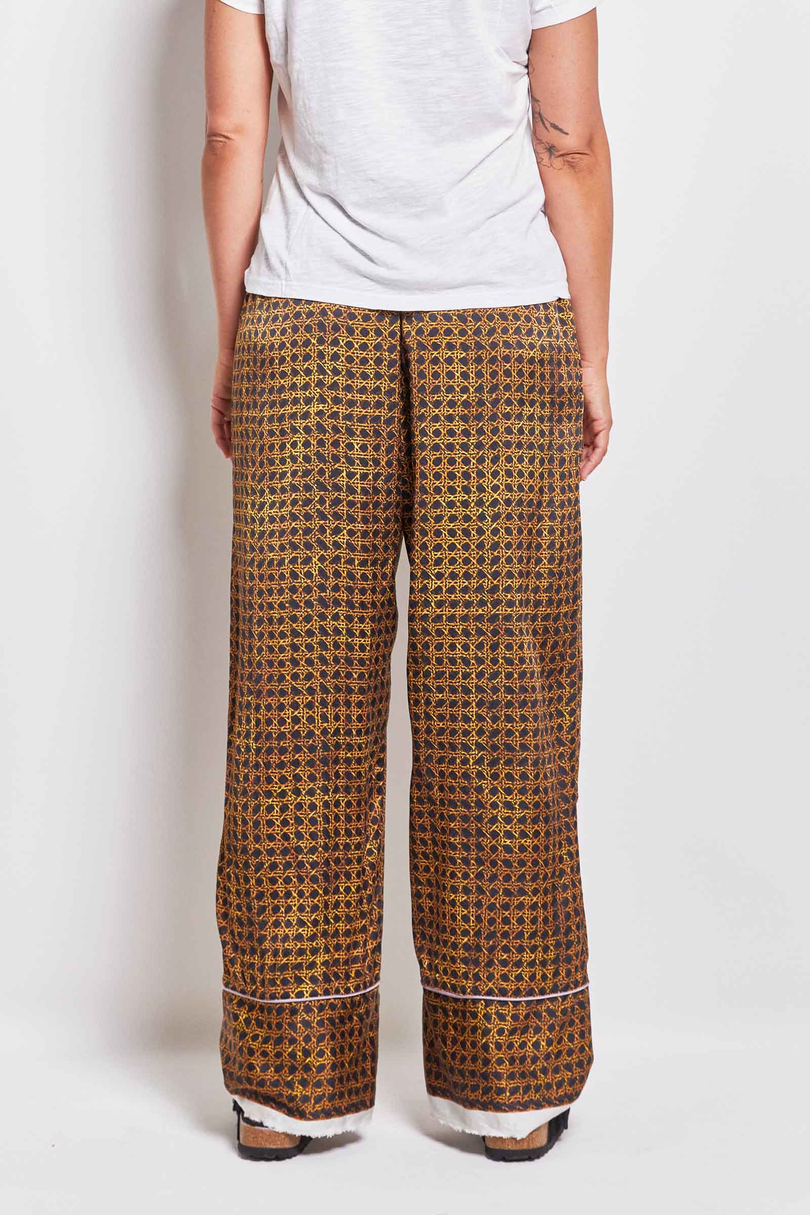 byfreer&#39;s silk printed day pyjama set - the friday silk pant.