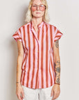 byfreer darlink pink stripe cotton shirt.