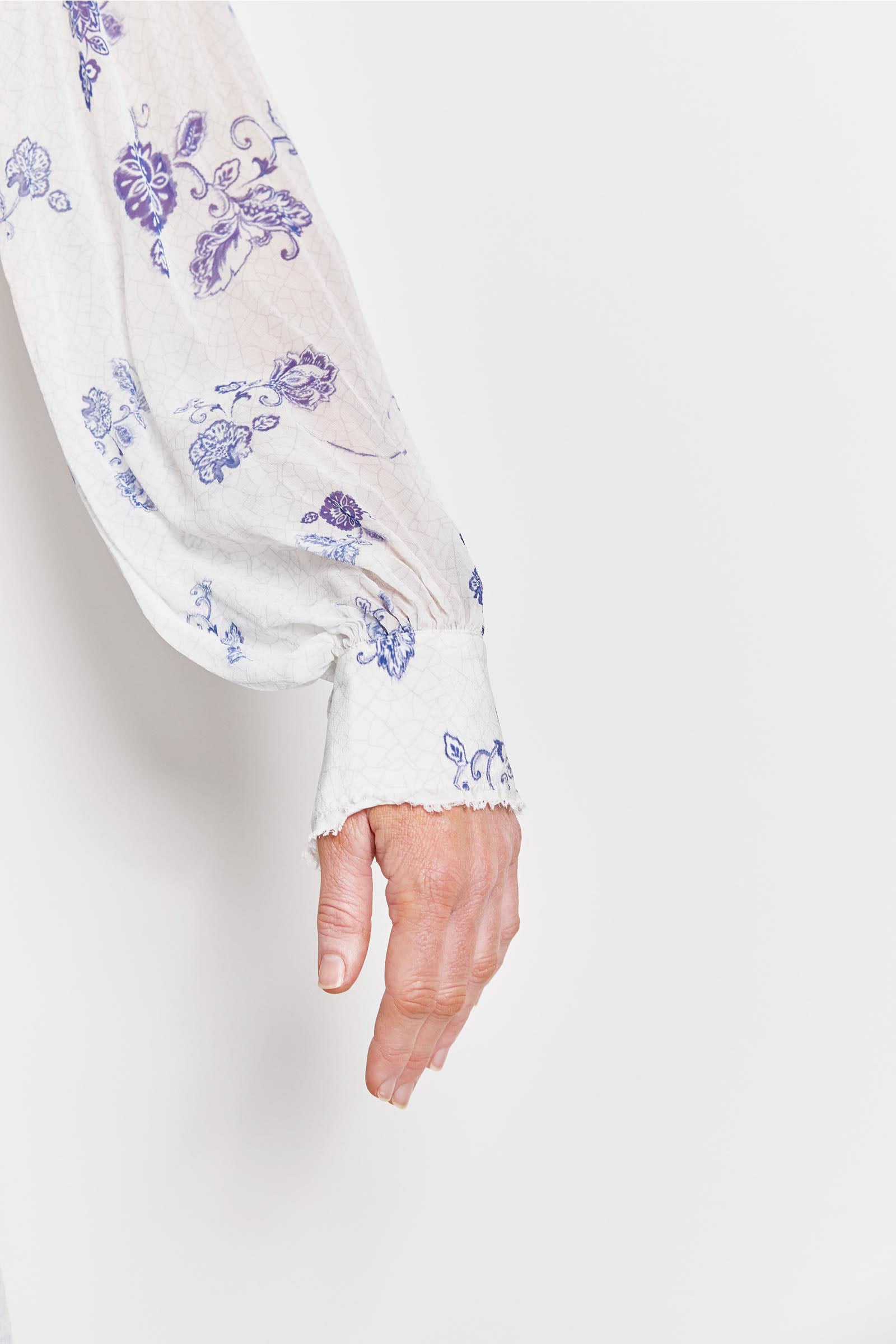 byfreer silk cin cin floral shirt.