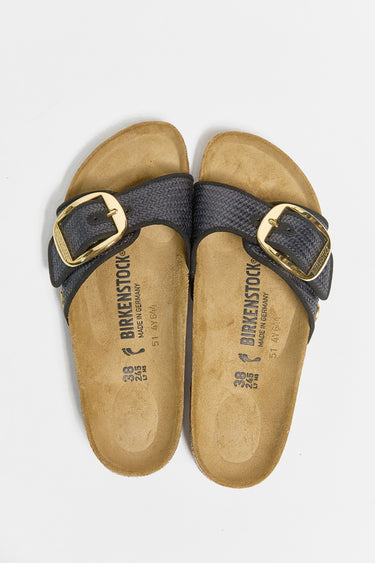 BIRKENSTOCK madrid big buckle raffia textile