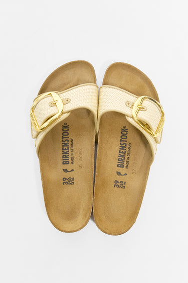 BIRKENSTOCK madrid big buckle raffia textile
