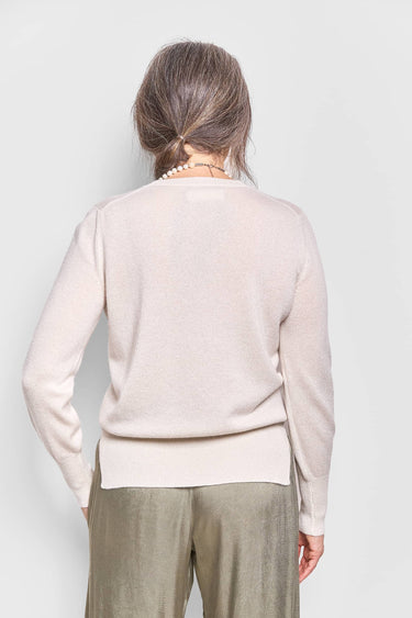 GS vanise metallic cashmere top