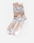 maria la rosa luce ribbed laminated socks