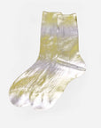 maria la rosa luce ribbed laminated socks