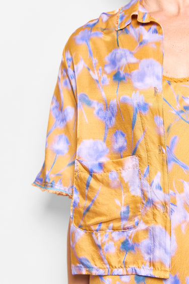 adore sunset floral shirt