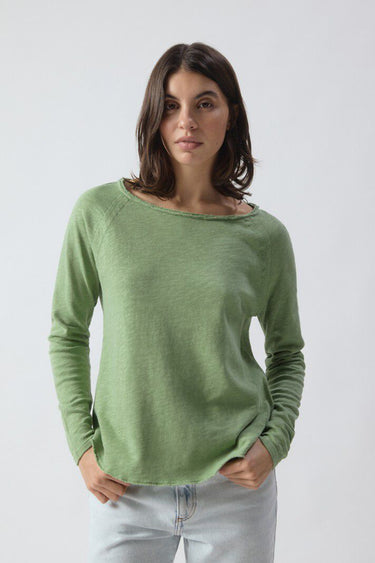 American Vintage sonoma boat neck long sleeve t-shirt