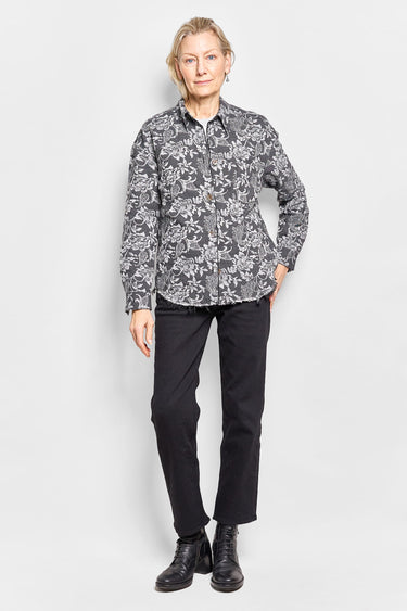 amy brocade shirt