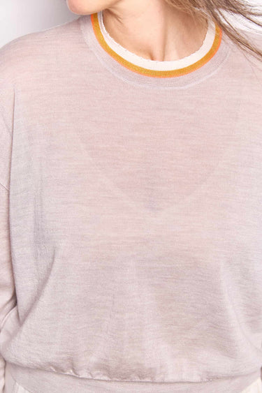 barney merino wool top