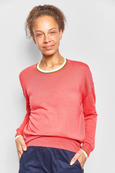 barney merino wool top