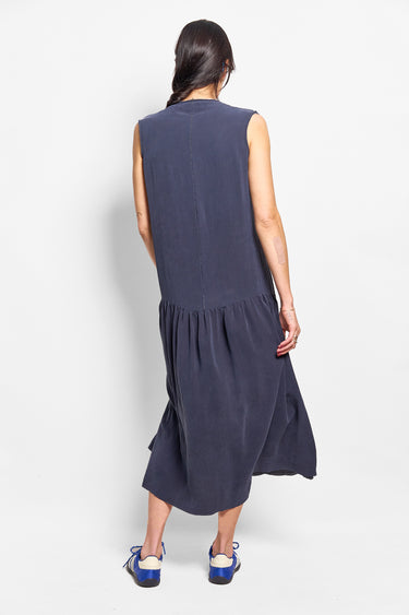 beebadoobee over-dye silk georgette dress