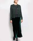 biba emerald lurex cardigan