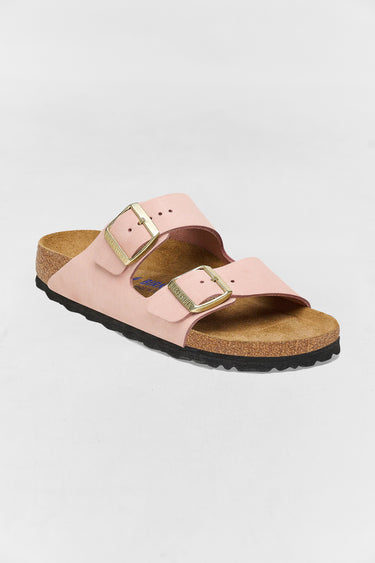 BIRKENSTOCK arizona sfb soft pink nubuck leather narrow