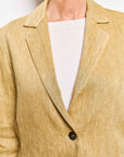 bryan butterscotch linen jacket