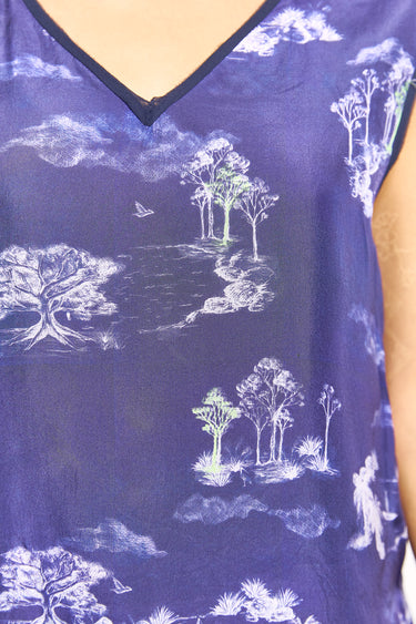 cedar harbour toile sleeveless top