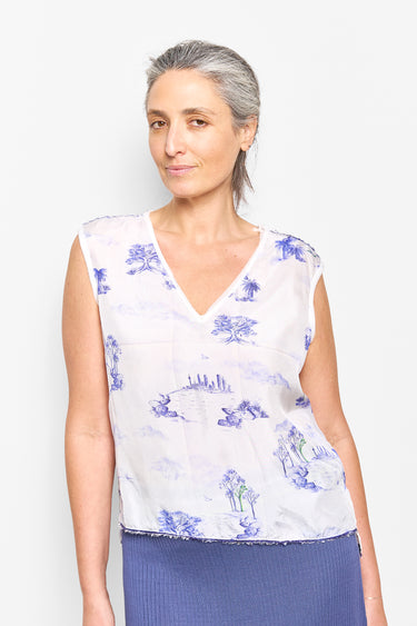 cedar harbour toile sleeveless top