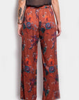 cleo floral satin pants