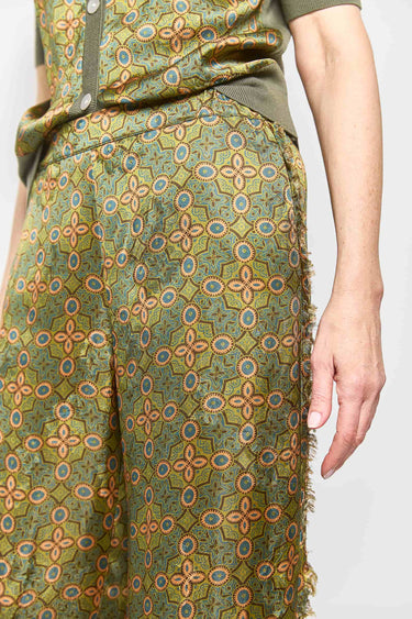 cleopatra mosaic viscose pant