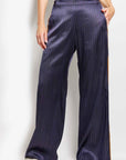 cleo navy pinstripe pant