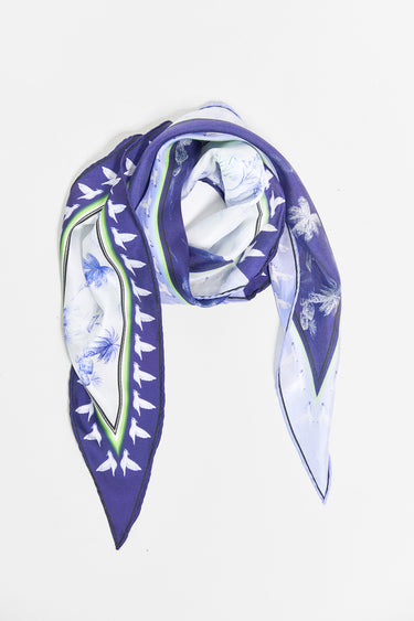 cockatoo silk scarf