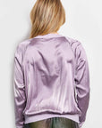 daley lilac silk top