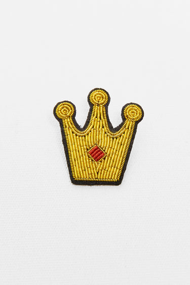 embroidered brooch