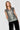 fin laminated v-neck top