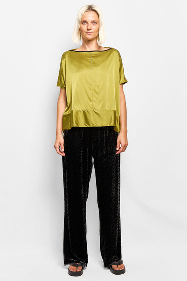 forte silk satin tee
