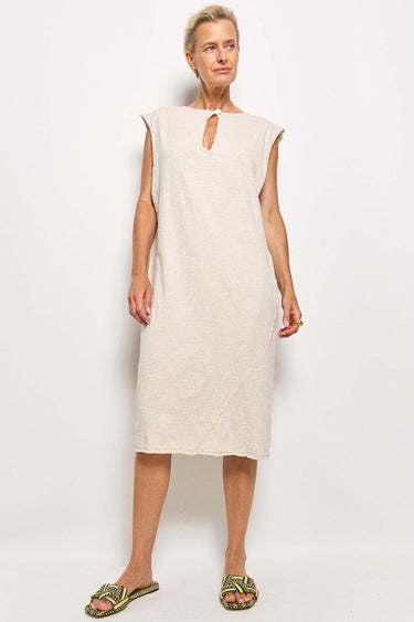 garçonne linen dress