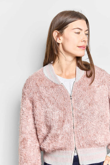 gigi silk bomber jacket
