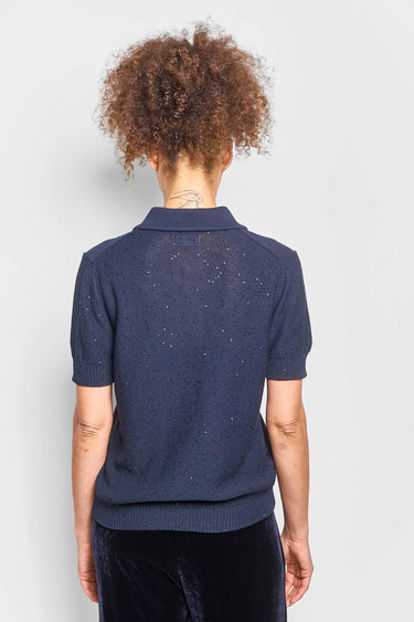 GS rovescio sparkle cotton polo
