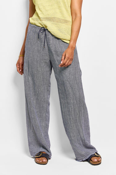 honest check weave pant