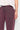 honest cropped plum stripe pant