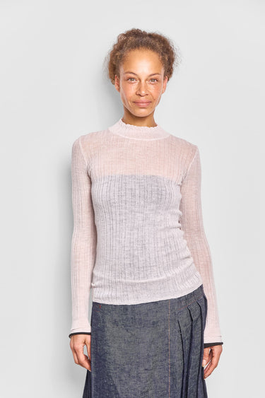icon wool silk top
