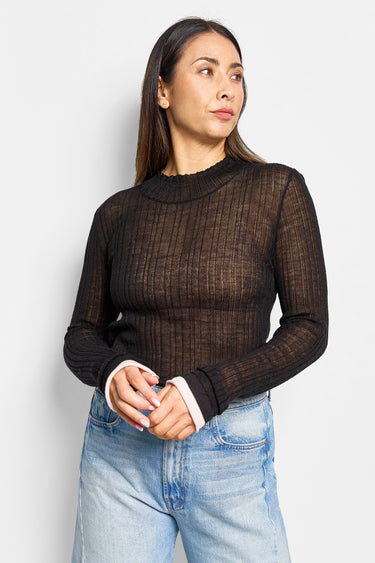 icon silk cashmere top
