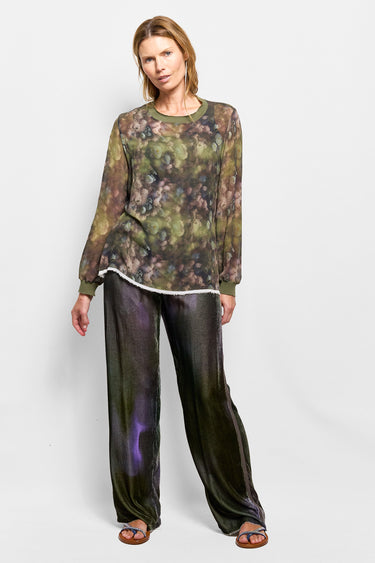 isa wild bloom silk top