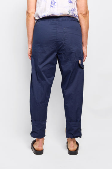 jax navy cotton pant