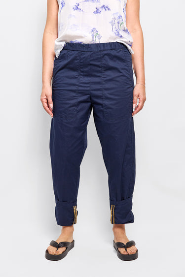 jax navy cotton pant
