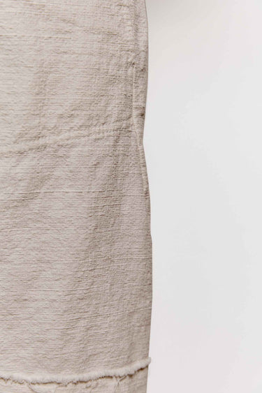 kooler textured cotton linen short