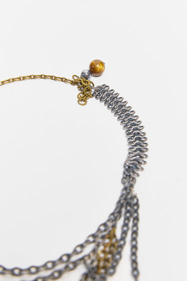 laura b lea brass necklace