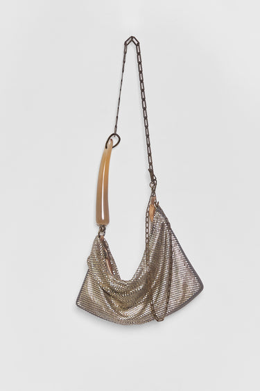 laura b patrizia gunmetal baguette