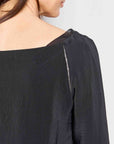 lee crepe de chine top