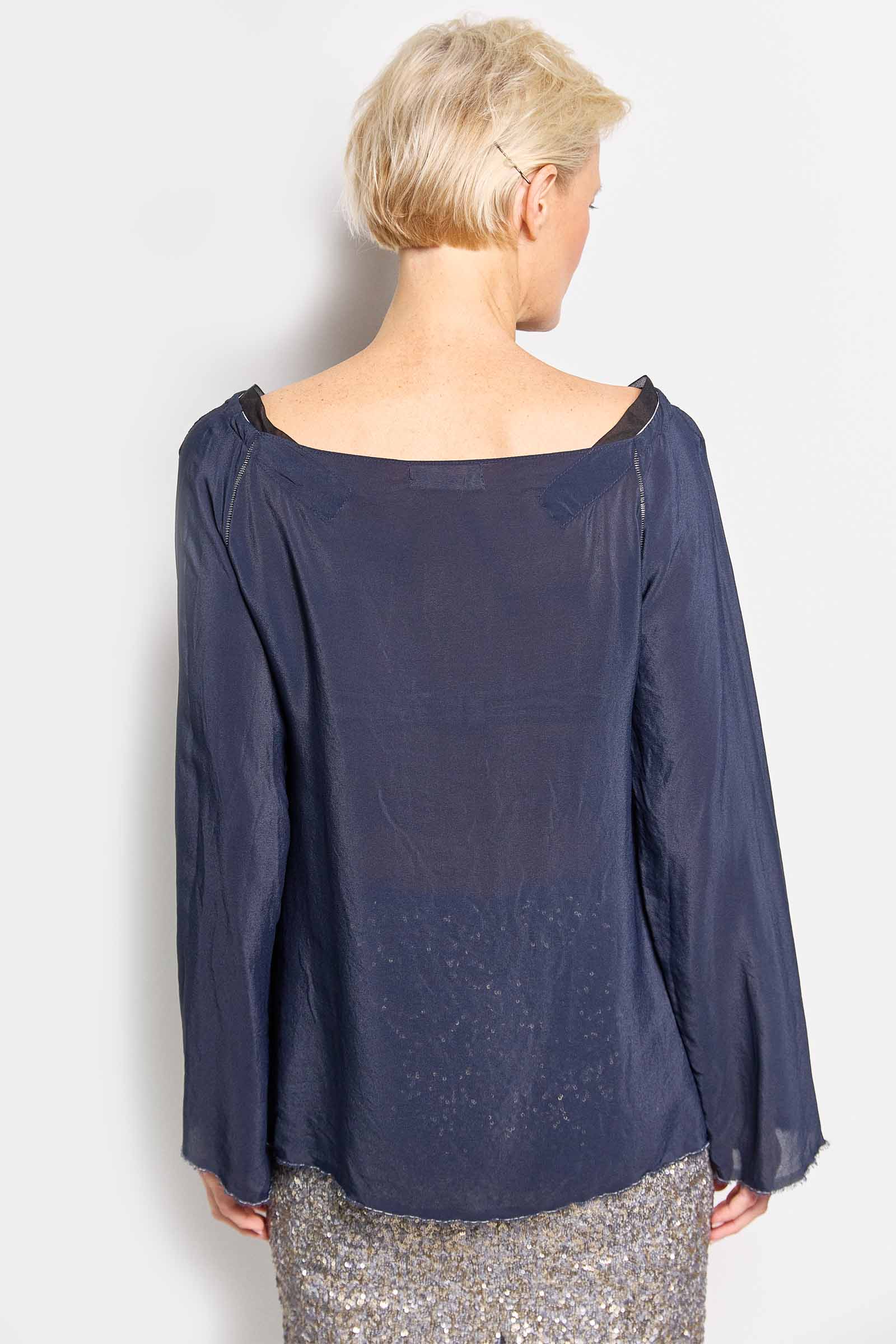 lee crepe de chine top