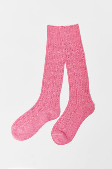 Maria La Rosa scotland merino wool knee high socks