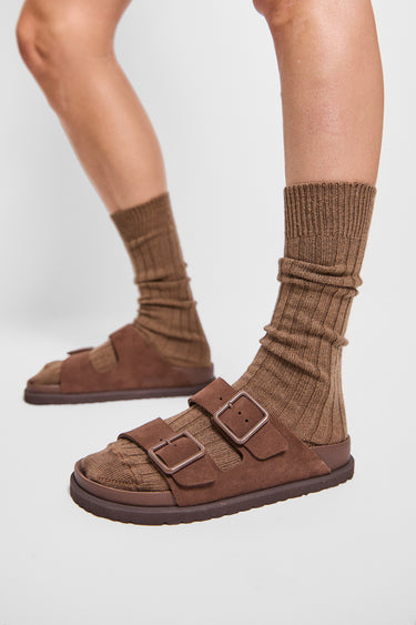 Maria La Rosa college wool socks